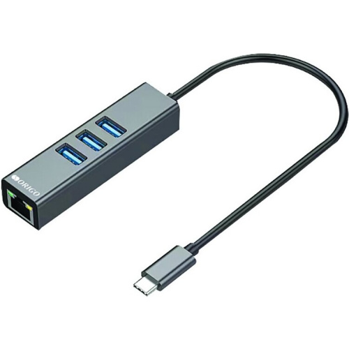 Сетевой адаптер ORIGO OU330N/A1A USB-C/Gigabit Ethernet с 3 портами USB 3.0