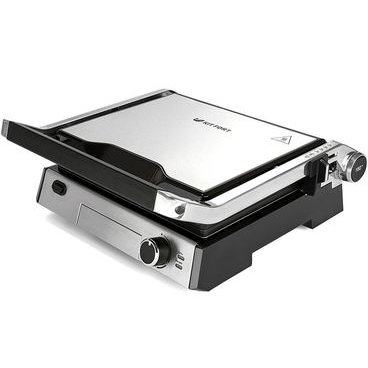 Электрогриль Kitfort KT-1602 серебристый/черный