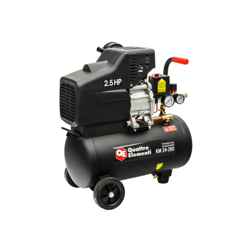 Компрессор поршневой QUATTRO ELEMENTI KM 24-260 (248-481) масляный