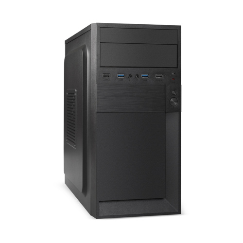 Корпус ExeGate BAA-105U2-01 EX291144RUS Minitower (mATX, без БП, 2*USB+2*USB3.0, аудио, черный)