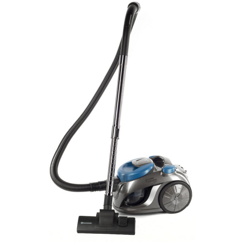 Пылесос EUROSTEK EVC-3011 серебристый/синий