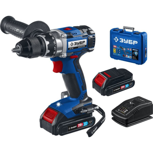 Дрель-шуруповерт ЗУБР DB-201-22  с АКБ и ЗУ