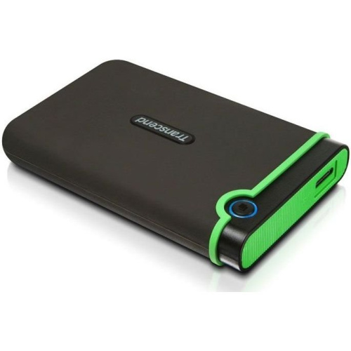Внешний HDD Transcend StoreJet 25M3S Slim стальной серый (TS1TSJ25M3S) 2.5" 1.0TB USB3.0