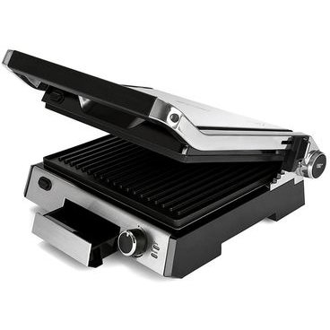 Электрогриль Kitfort KT-1602 серебристый/черный