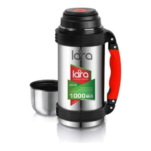 Термос LARA LR04-02 1л нерж