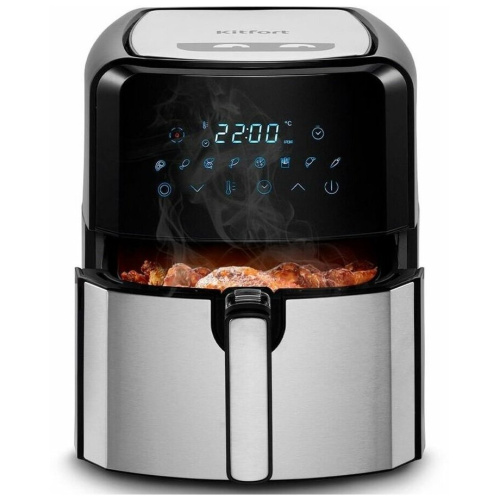 Аэрогриль Kitfort КТ-2239 черный/серебристый