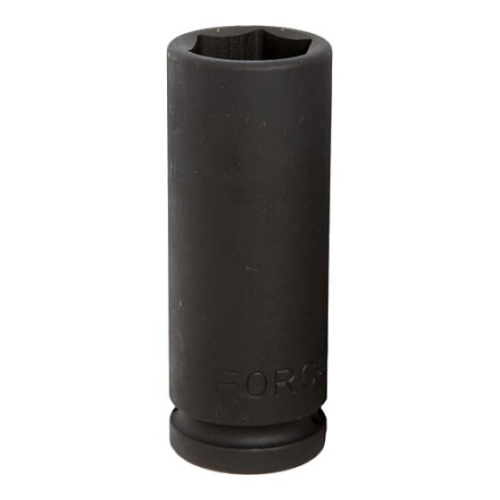 Головка 6-ти гранная для пневмоинструмента FORCE 46510024 L-100mm 24 мм
