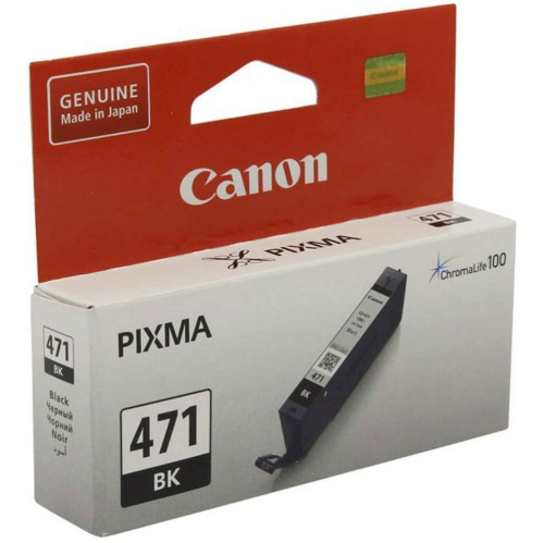 Картридж струйный Canon CLI-471BK 0400C001 черный для Canon MG5740/MG6840/MG7740