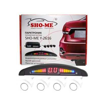 Парковочный радар Sho-Me Y-2616N04 22мм белый