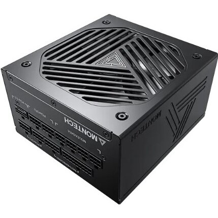 Блок питания Montech Titan Gold 1000W / ATX 3.0, APFC, 80 Plus Gold, Half Bridge LLC, DC-DC, Japan caps, 135mm fan, full modular
