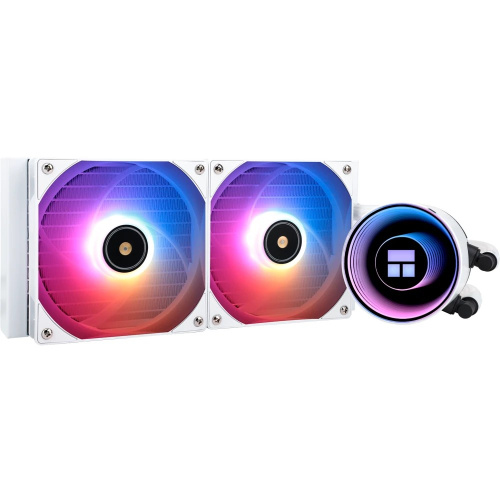 СВО Thermalright Frozen Notte 240 White Argb V2 (F-Notte-240-WH-ARGB-V2) 240mm, Fans 2x120mm, 72.37CFM, 27.7dBA, 2000RPM