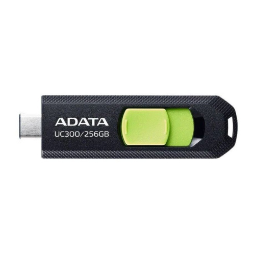 USB-флешка A-Data UC300 (ACHO-UC300-256G-RBK/GN) 256Gb Type-C USB3.2 черный/зеленый