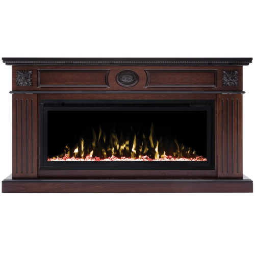 Электрокамин RealFlame Siena 42/BV AO античный дуб с очагом Saphir 42