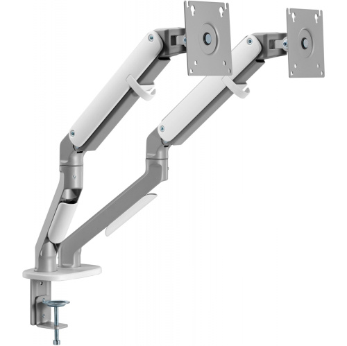 Кронштейн для мониторов Ultramounts UM 735SIL серый/серебристый 17"-27" макс.7кг крепление к столешнице поворот и наклон