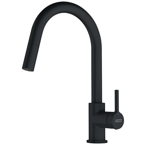 Смеситель FRANKE Lina 115.0626.053 черный мат выдвижной шланг