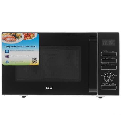 Микроволновая печь BBK 25MWS-970T/WB белый/черный