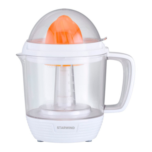 Соковыжималка Starwind SJ 1241 белый/прозрачный