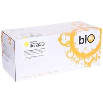 Картридж Bion BCR-CE402A для HP CLJ Color M551/M551n/M551dn/M551xh5 (6'000 стр.) Желтый