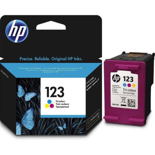Картридж струйный HP 123 F6V16AE многоцветный (100стр.) для HP DJ 2130