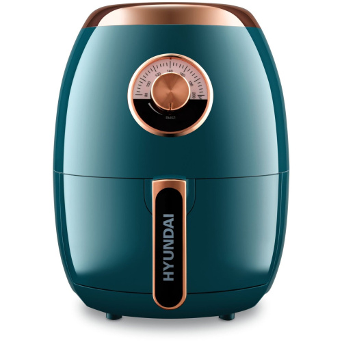 Аэрогриль Hyundai HYF-3553 темно-зеленый/золотистый