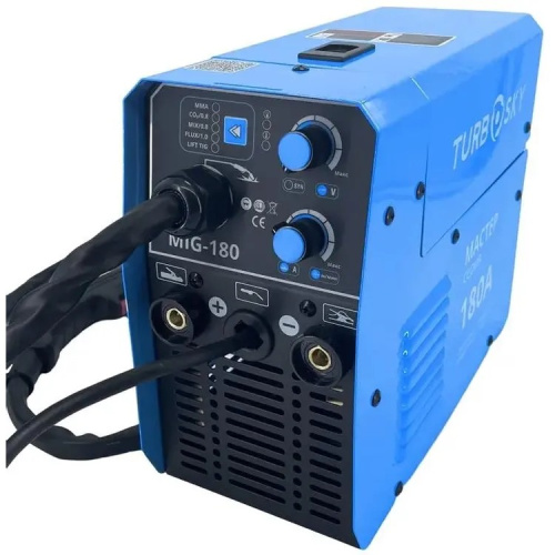Сварочный полуавтомат Turbosky MIG-180А Мастер инвертор MIG-MAG/ММА/TIG 6.2кВт