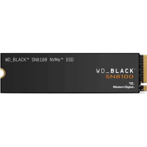 SSD Western Digital Black SN8100 (WDS200T1X0M) M2.2280 PCIe 5.0 2Tb, 14900MBs/14000MBs, TBW 2400, 1 year