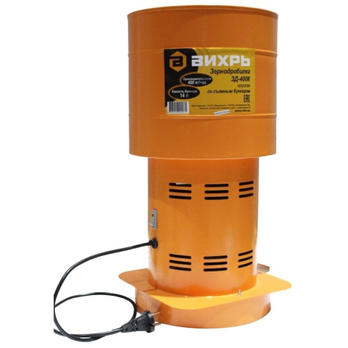 Зернодробилка ВИХРЬ ЗД-400К 74/2/4