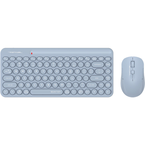 Клавиатура + мышь A4Tech Fstyler FG3200 Air (FG3200 Air Синий) клавиатура синий мышь синий USB беспроводная slim Multimedia