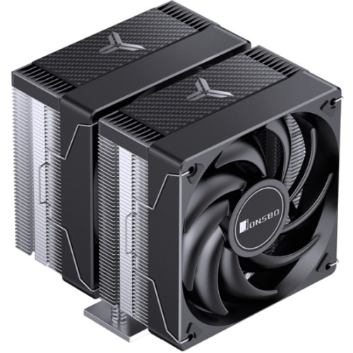 Кулер JONSBO CR-3000E LGA1700/1200/115X/AM5/AM4 (TDP 260W, PWM, 2 x 120mm Black Fan, 7 тепловых трубок, 4-pin) Retail