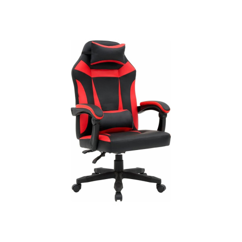 Кресло игровое CROMEX Start GM-105 (532957) экокожа, черное/красное