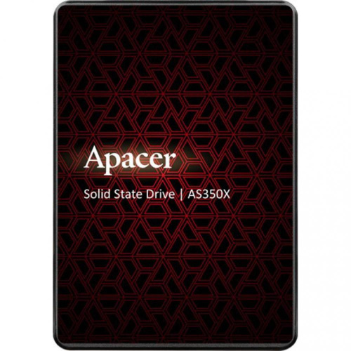 SSD Apacer Panther AS350X (AP1TBAS350XR-1) 1Tb, 2.5" SATA III, чтение: 560 МБ/с, запись: 540 МБ/с, 3D V-NAND