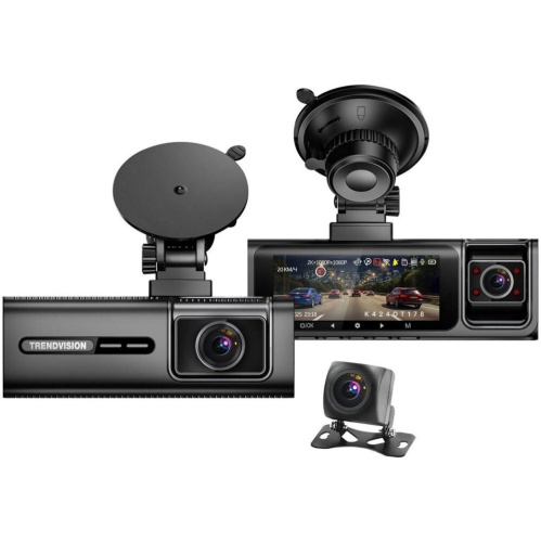 Видеорегистратор TrendVision Phantom 3CH GPS черный 1440x2560 1440p 170гр. SA230D