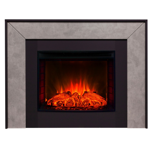 Электрокамин RealFlame Jersey 25,5 GR графит с очагом Evrika 25,5 LED