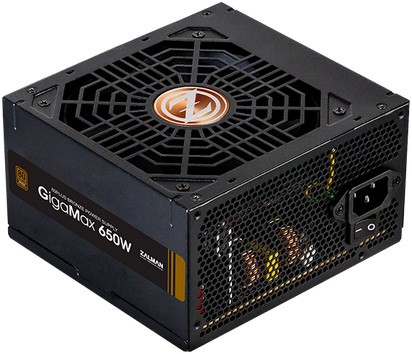 Блок питания Zalman 650W GigaMax ZM650-GVII ATX, 20+4 pin, 120mm fan, 4xSATA, Bronze