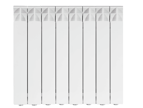 Алюминиевый радиатор отопления Fondital B4 500/100 Aleternum Bianco (8 секций)