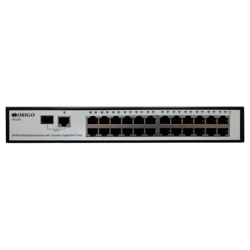 Коммутатор ORIGO OS1225/A1A 24x100Base-TX, 1xCombo 1000Base-T/SFP