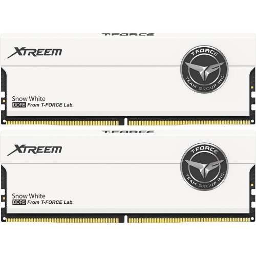 ОЗУ DDR5 TEAMGROUP T-Force Xtreem (FFWD532G7200HC34ADC01) 32GB (2x16GB) 7200MHz CL34 (34-42-42-84) 1.40V / White