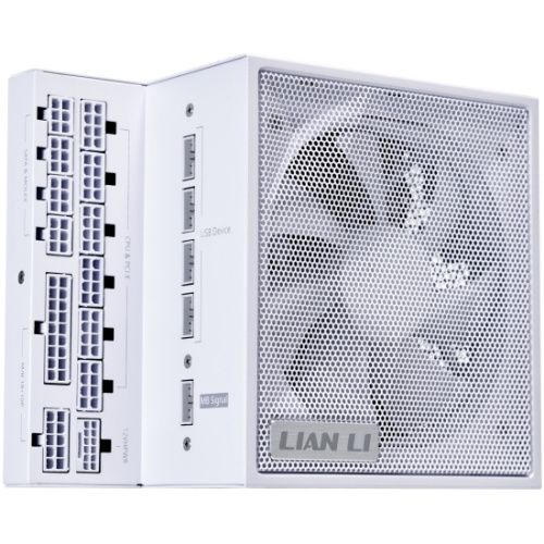 Блок питания Lian Li EG1000 (G9P.EG1000.WE00.RU) / White / ATX 3.1, 1000W, 80 Plus Platinum, PCIe 5.1, APFC, USB HUB, 120mm FDB Fan, Fully Modular
