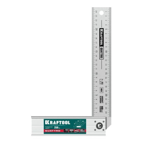 Угольник столярный складной Kraftool Quattro 3444 250мм