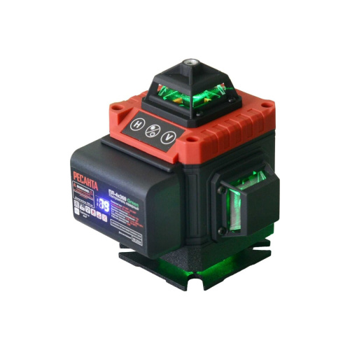 Лазерный нивелир Ресанта ПЛ-4Х360ШС (61/10/545) зеленый