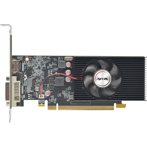Видеокарта AFOX GT1030 (AF1030-2048D5L7) 2GB GDDR5 64BIT DVI HDMI LP Single Fan RTL (780087)