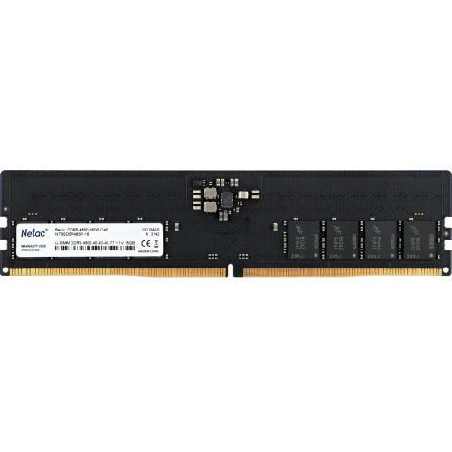 ОЗУ NETAC NTBSD5P56SP-16 DDR 5 DIMM 16GB 5600MHZ