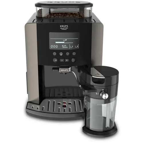 Кофемашина Krups Arabica Latte EA819E10 черный/коричневый