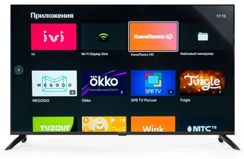 Телевизор Centek CT-8743 черный