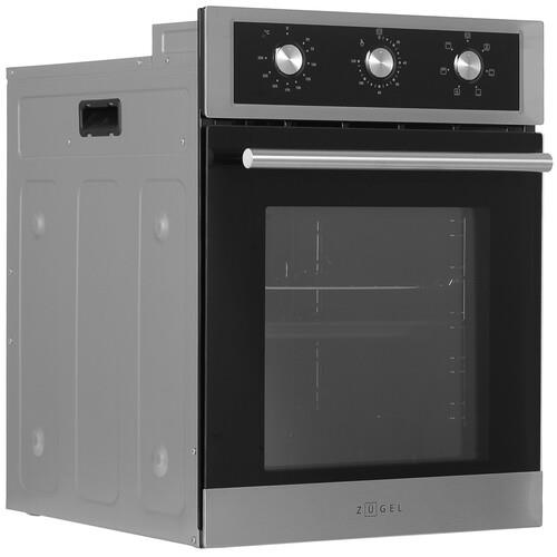 Электрический духовой шкаф ZUGEL ZOE451X черный