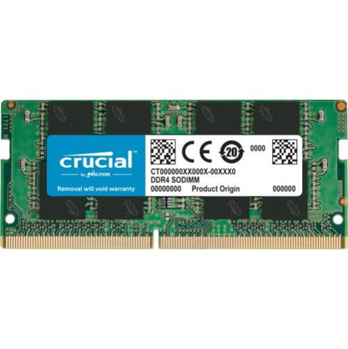 ОЗУ Crucial CT16G4SFRA32A SODIMM 16GB DDR4 3200 MT/s (PC4-25600) CL22 Unbuffered 260pin