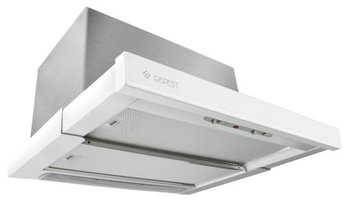 Вытяжка телескопическая Gefest FEST ВО 4501 К12 белый/белый