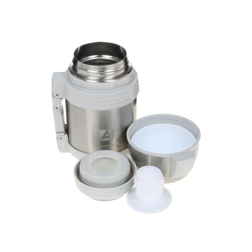 Термос Арктика 205-800 (205-800/SIL) 0.8л. серебристый/белый