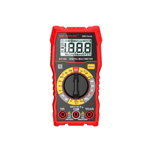 Мультиметр цифровой КВТ KT 108 Proline (86324)