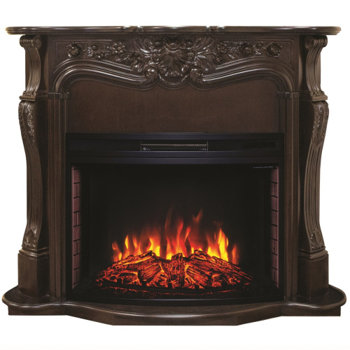 Электрокамин RealFlame Ellada 33 AO античный дуб с очагом Firespace 33 S IR
